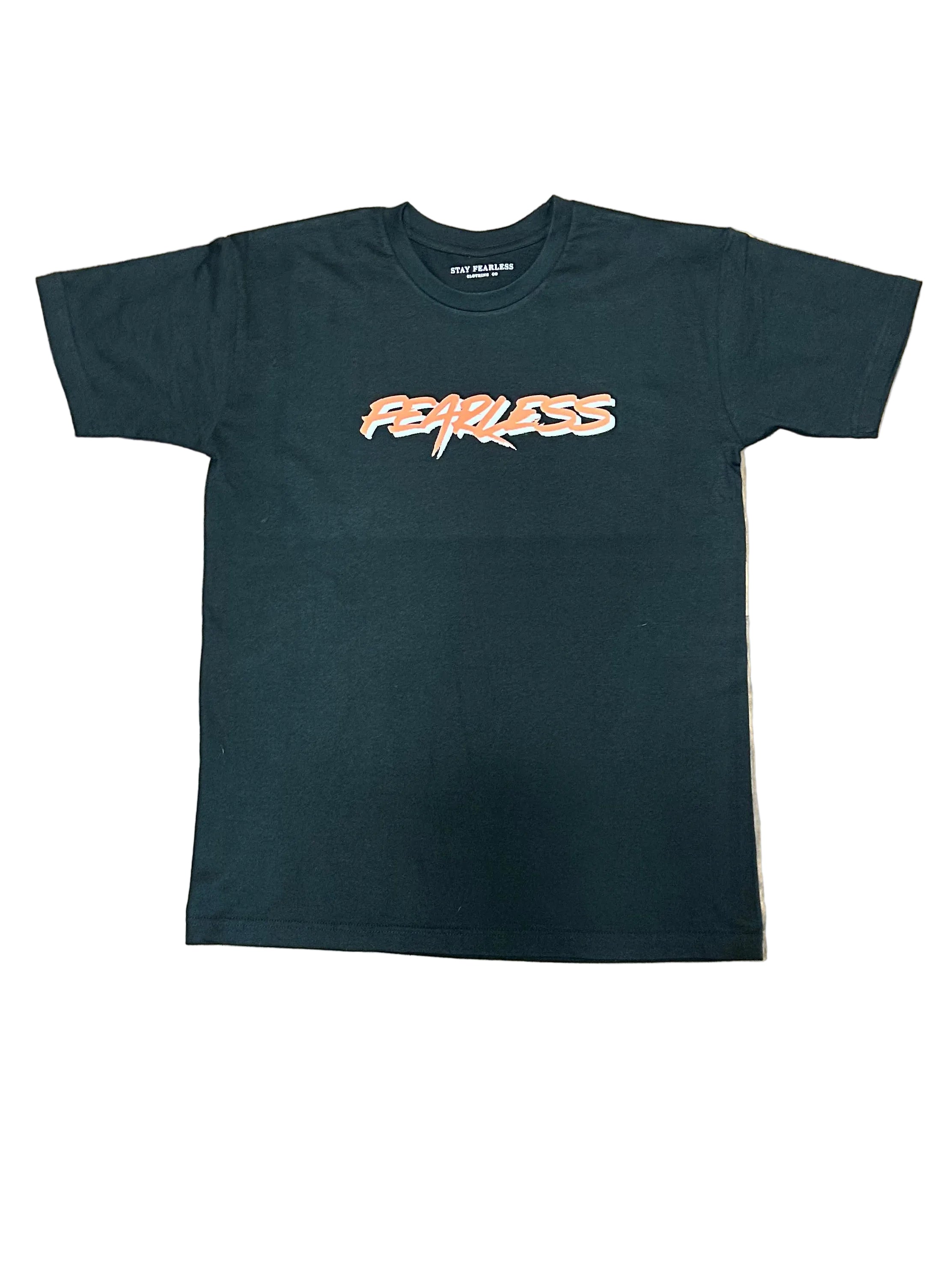 FEARLESS 2 TONE BLACK T SHIRT