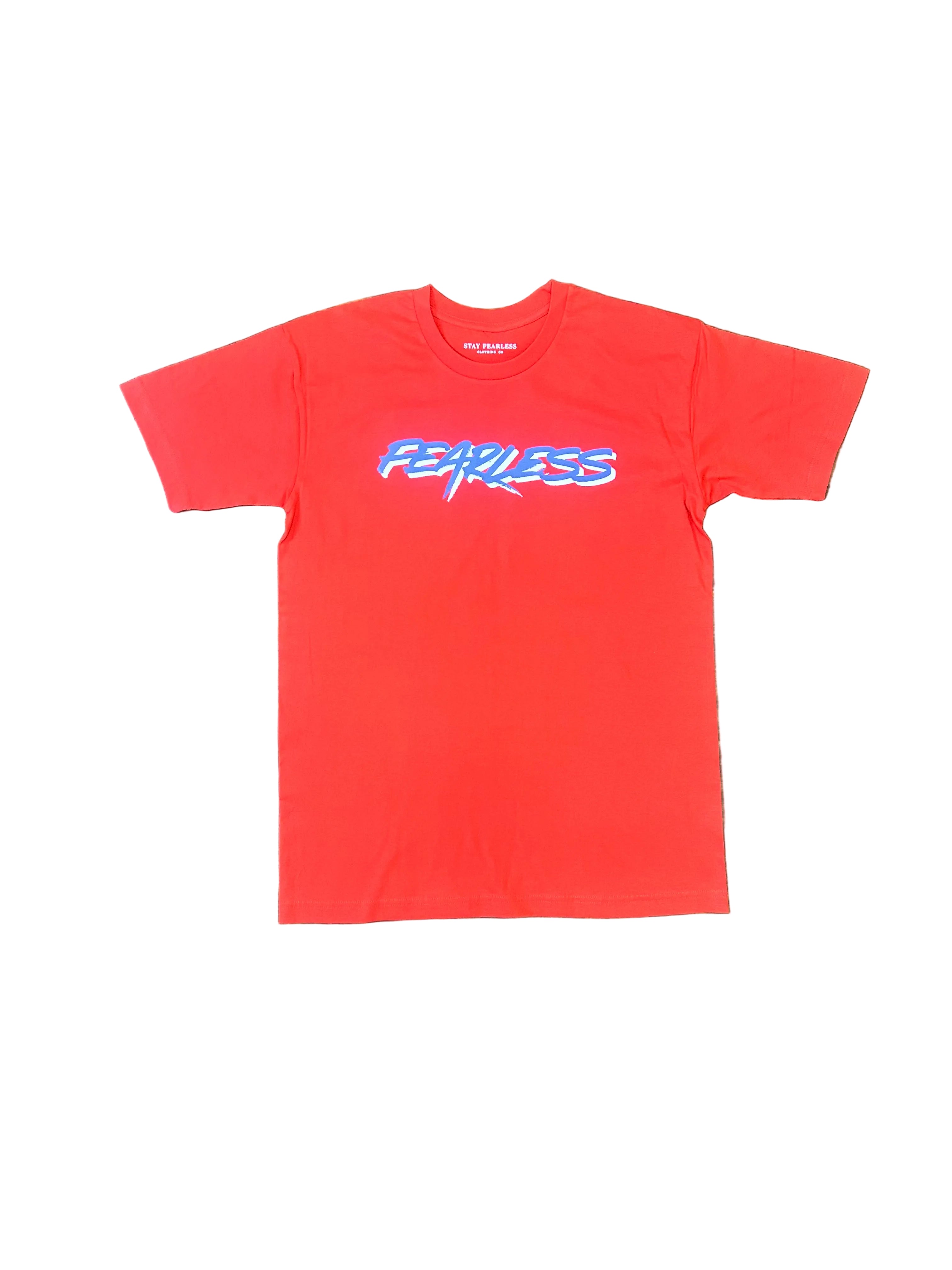 FEARLESS 2 TONE RED T SHIRT
