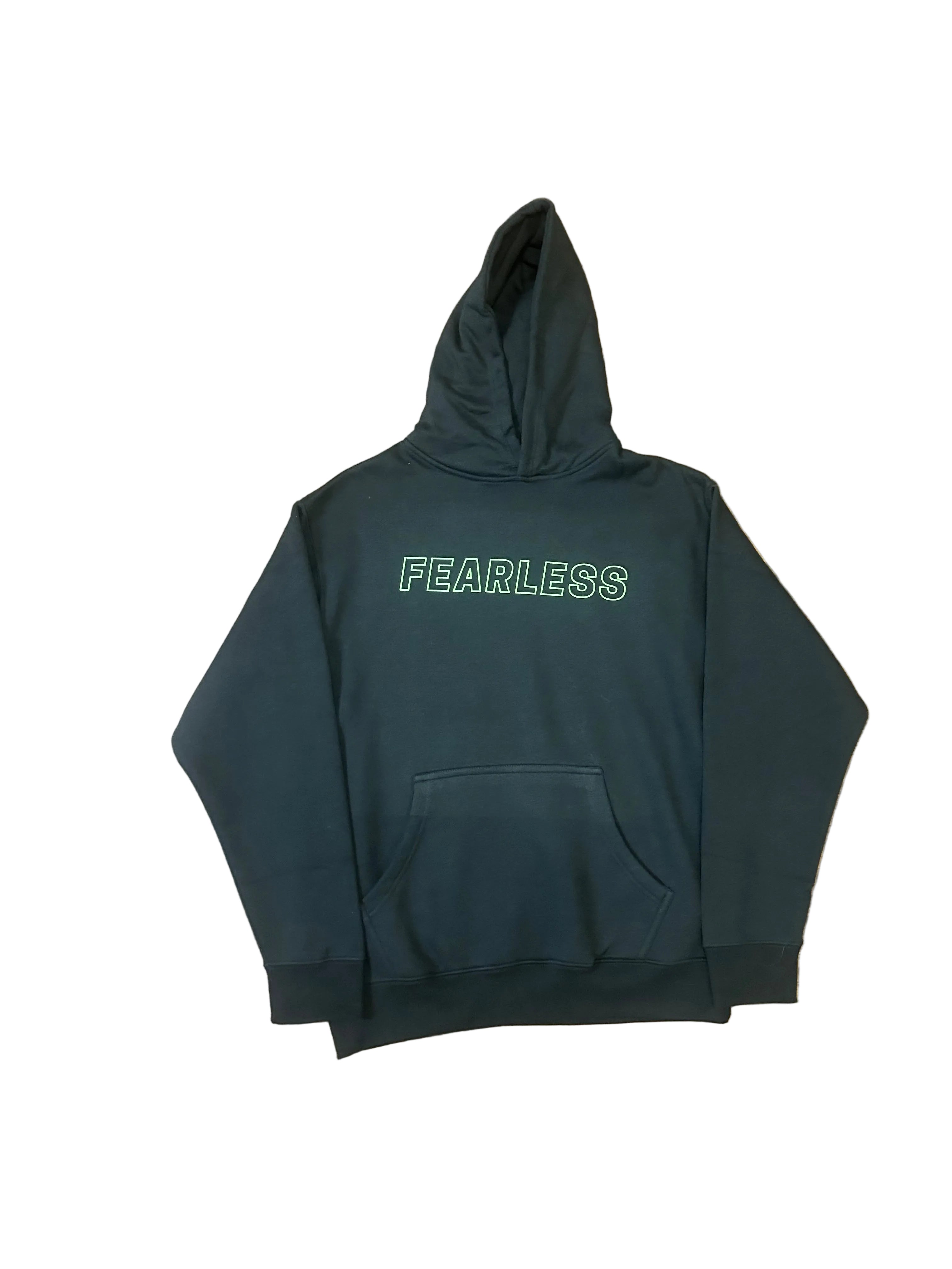 FEARLESS GREEN HOLOGRAPHIC HOODIE